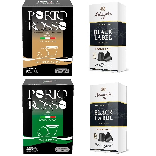 Кофе в капсулах для Nespresso 4 шт Кофе в капсулах для Nespresso 4 шт
